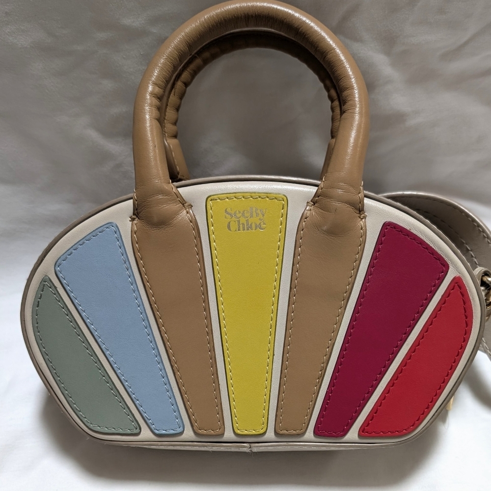 See by Chloé Shell Leather Shoulder Bag